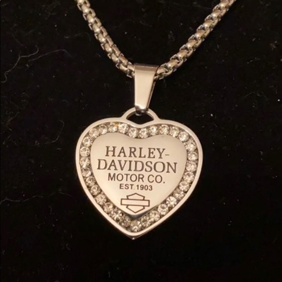 Limited!🔥HD Rhinestone Heart Necklace - Picture 2 of 6